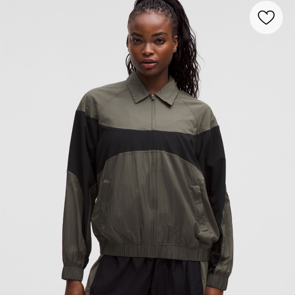 XX SOLD XX Lululemon Nylon Colourblock Collared Jacket Size Large